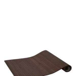 Excellent Houseware Anti Slip Bamboo Mat - Dark Brown