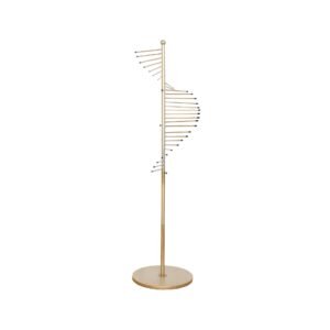 Exotic Designs Spiral Design Scarf Holder Display Rack Rose Gold
