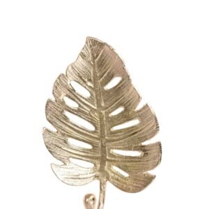 Urban Decor 22cm Slotted Wall Coat Hanger - Gold