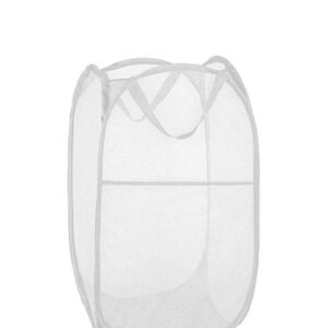 Urban Decor Foldable Laundry Bag - White